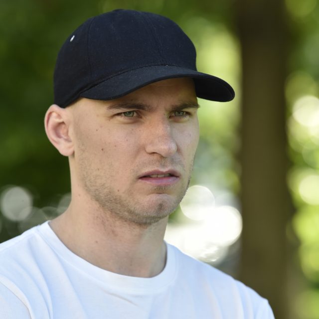 Švédský útočník Rickard Palmberg | foto: Dalibor Glück,  ČTK