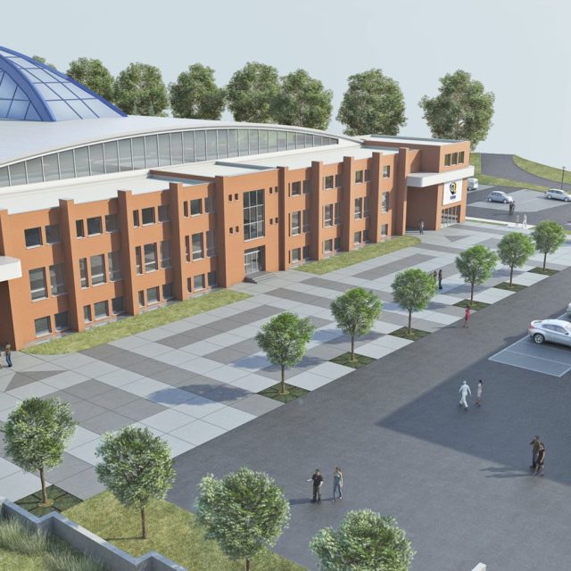 Vizualizace stadionu L. Čajky po rekonstrukci | foto: PSG Berani Zlín