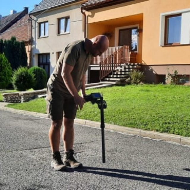 Hledání bomby ve Strání | foto: Michal Sladký,  Český rozhlas