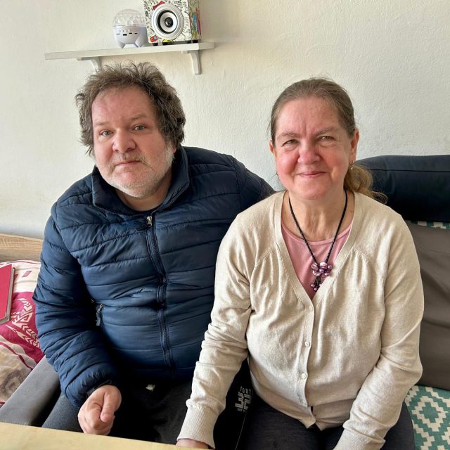 Jaruška a Rosťa,  klienti Naděje Zlín,  kteří dlouhá léta usilovali o to,  aby se mohli vzít | foto: Blanka Kovandová,  Český rozhlas