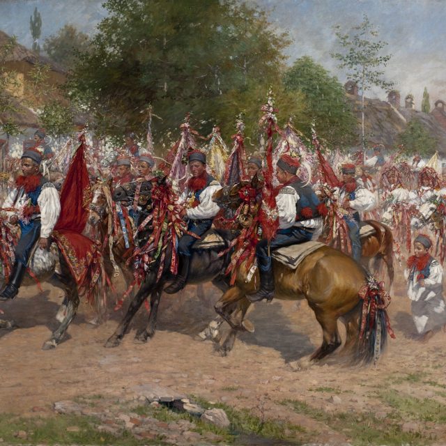 Obraz Jožy Úprky Jízda Králů | foto: Jízda králů Vlčnov