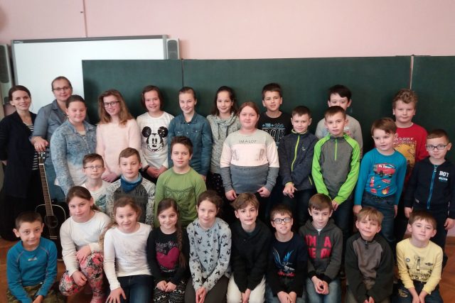 Do projektu Moravské děti se zapojili školáci z Hradčovic | foto: Andrea Kratinová