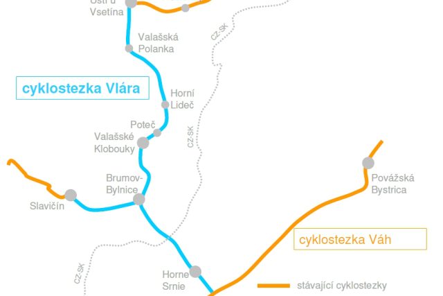 Mapa cyklostezky | foto: Obec Horní Lideč