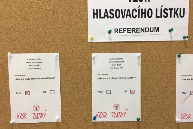 Volby a referendum v Zubří | foto: Roman Verner,  Český rozhlas