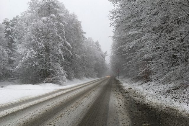 Sníh na Zlínsku | foto: Karolína Wernerová,  Český rozhlas