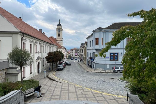 Uherský Brod,  pohled na radnici z Mariánského náměstí | foto: Petra Kopásková,  Český rozhlas