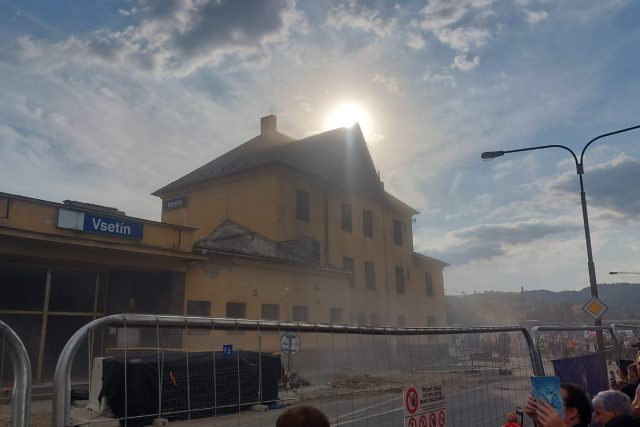 Vsetín,  demolice nádraží v srpnu 2023 | foto: Gabriela Hykl,  Český rozhlas