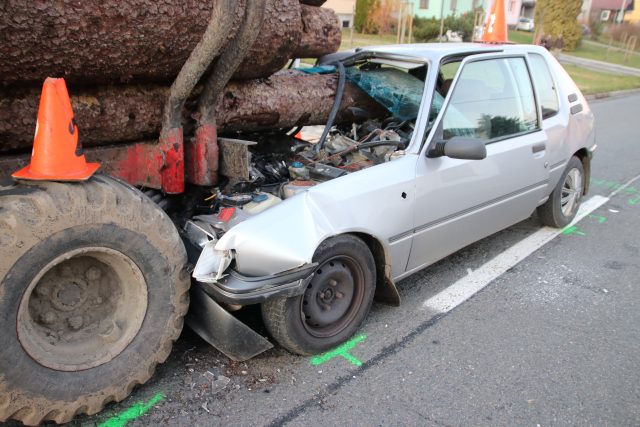 Vážná nehoda v Prusinovicích | foto: Policie České republiky