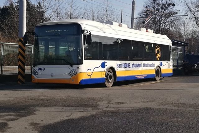 Prototyp elektrobusu Škoda E´city ve Zlíně | foto: Český rozhlas Zlín