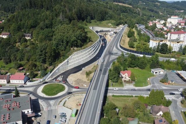 Rampa Mostecká ve Vsetíně,  otevření 12. 9. 2025 | foto: Ředitelství silnic a dálnic ČR