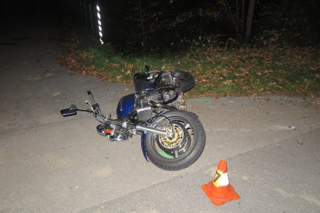 Smrtelná nehoda motorkáře na Zlínsku | foto: Policie ČR