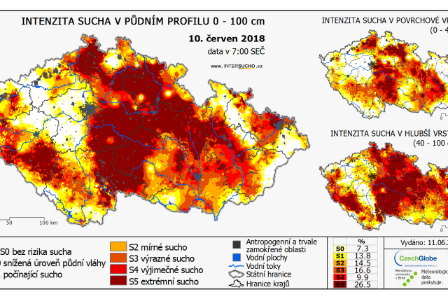Mapa sucha | foto:  Intersucho.cz