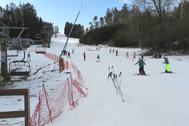 Na horách panují ideální podmínky pro vyznavače zimních sportů | foto: Tereza Pešoutová,  Český rozhlas