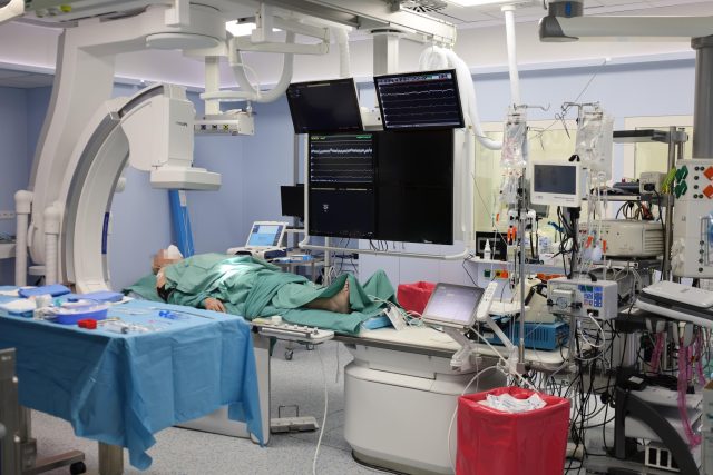 Pacient je připravený na operaci | foto: Matěj Skalický,  Český rozhlas