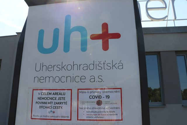Nemocnice v Uherském Hradišti - covid | foto: Veronika Žeravová,  Český rozhlas Zlín