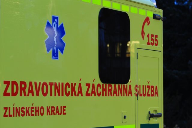 Baťova nemocnice Tomáše Bati ve Zlíně- vůz zdravotnické záchranné služby Zlínského kraje | foto: Lukáš Králíček