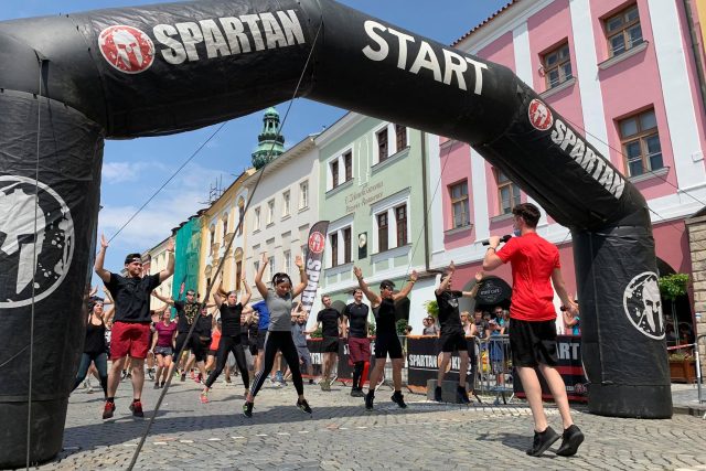Do Kroměříže přijeli závodníci na adrenalinový závod Spartan race | foto: Lukáš Veselý,  Český rozhlas