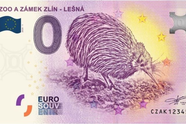 Limitovaná edice eurobankovky ZOO Zlín | foto: Zoo Zlín