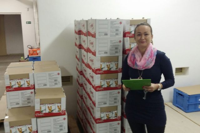 Marcela Grygerová,  vedoucí provozu Potravinové banky Zlínského kraje v Otrokovicích | foto: Pavel Sedláček