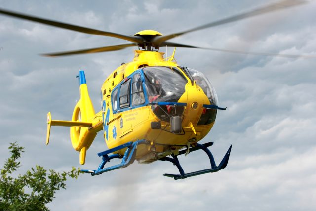 Záchranářský vrtulník Kryštof | foto: Zdravotnická záchranná služba Jihočeského kraje