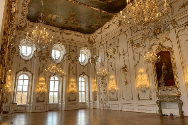 Zrekonstruovaný Sněmovní sál Acibiskupského zámku v Kroměříži  (2023) | foto: Lukáš Veselý,  Český rozhlas
