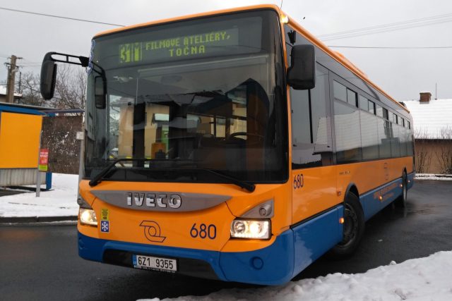 Zlín,  autobus,  MHD,  zima  (ilustrační) | foto: Tomáš Patrick Hyánek