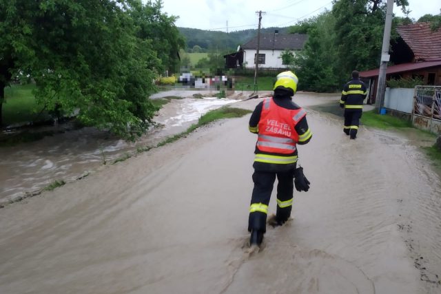 Hasiči zasahují při bouřkách ve Zlínském kraji | foto: Hasičský záchranný sbor Zlínský kraj