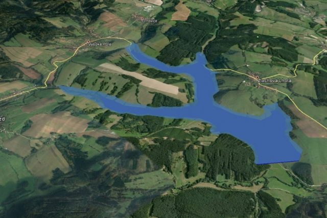 Předpokládaná rozloha vodního díla Vlachovice | foto: Zlínský kraj