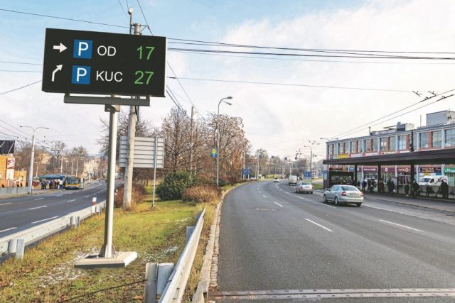 Nové informační parkovací panely ve Zlíně | foto: město Zlín