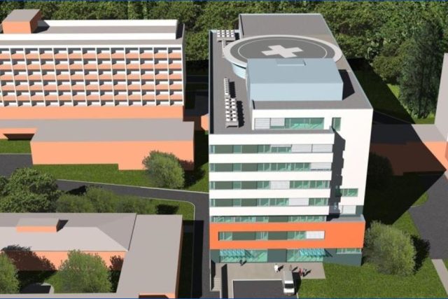 Vizualizace původních plánů na rekonstrukci stávající Baťovy nemocnice | foto: Zlínský kraj