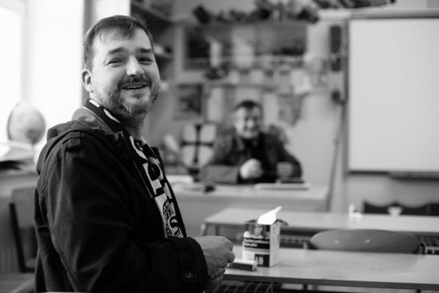 Petr Čagánek,  pracovník pohřební služby | foto: Slovácké divadlo v Uherském Hradišti