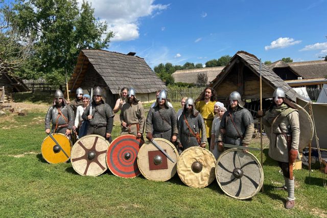 Bitva o Veligrad 2024,  Archeoskanzen Modrá,  Uherskohradišťsko | foto: Blanka Kovandová,  Český rozhlas