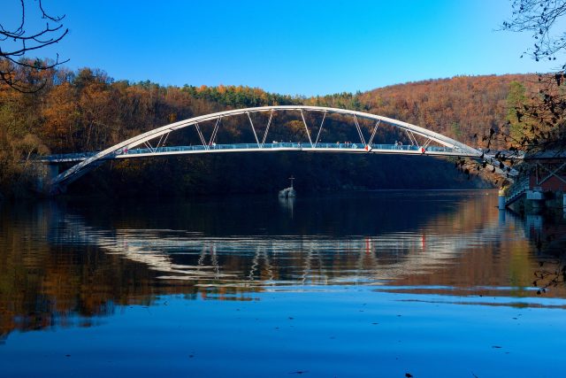 Lávka nad Brněnskou přehradou | foto: Zdeněk Truhlář,  Český rozhlas