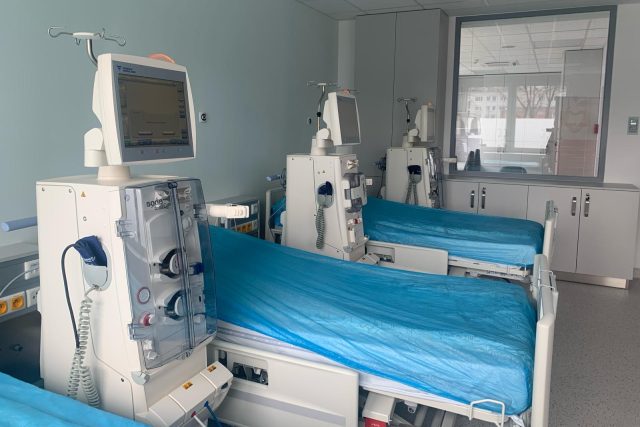 Nemocnice Zlín,  modernizovaná hemodialyzační stanice | foto: Blanka Kovandová,  Český rozhlas
