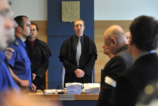 Soudce Radomír Koudela při hlavním líčení | foto: Dalibor Glück,  ČTK