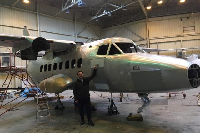 Prototyp letounu L 410 renovují v Leteckém muzeu v Kunovicích | foto: Michal Sladký