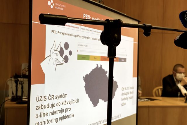 Protiepidemický systém PES byl představen ministrem zdravotnictví 13. listopadu 2020 | foto: Vítek Svoboda,  Český rozhlas